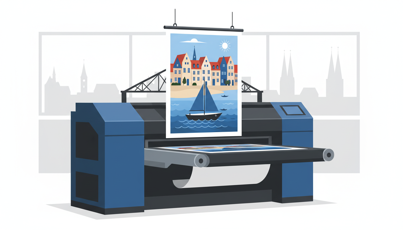 Plakate drucken Stralsund: Großflächendruck für maximale Wirkung